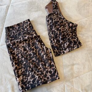 Leopard Print Activewear Set